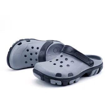 

New Men's Slippers Classic Hole Shoes Men's Beach Sandals Casual Non-slip Sandals and Summer Outdoor Garden Sandals Clog