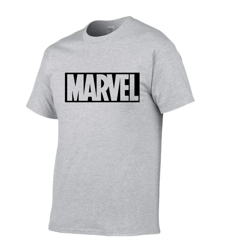 Ударник Для мужчин хлопок MARVEL футболка с короткими рукавами модная много цветов