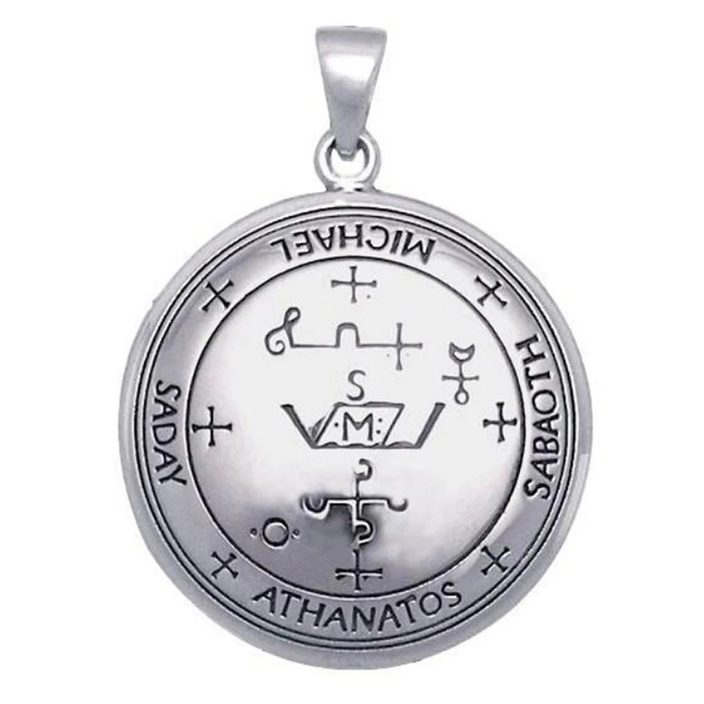 Archangel MICHAEL Talisman в серебристой или золотой бронзовой тон сигил Михайловского