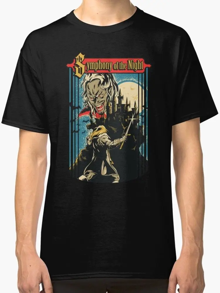 Castlevania Gaming - Symphony Of The Night Men's Black Tees Shirt Clothing T Shirt Gift More Size And Colors top tee