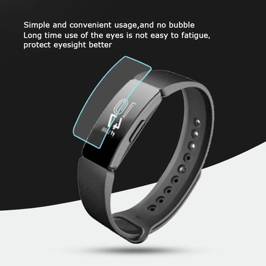 Защитная пленка для экрана из ТПУ против царапин для Fitbit Inspire/Inspire Hr Smart Band, ультратонкая защитная пленка на весь экран HD