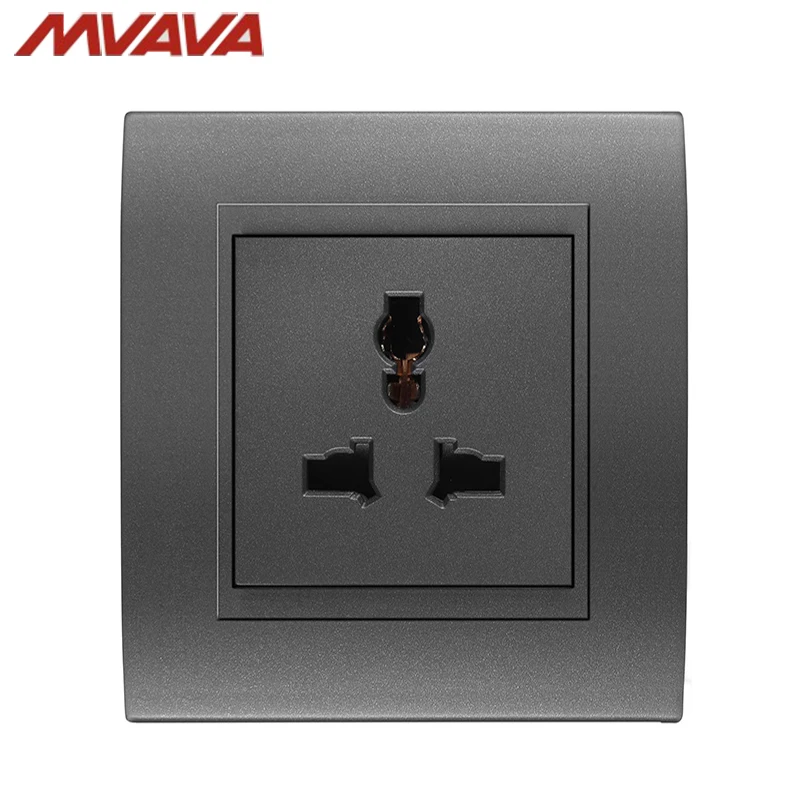 MVAVA 5 Pins Universal Standard Outlets Wall Decorative Multifunction