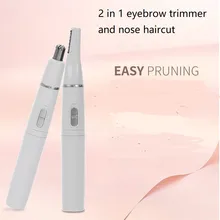 Электрическая машинка для стрижки волос в носу для женщин, носовая стрижка, триммер для бровей, ног, тела, для удаления волос, бритва, Женская бритва, для стрижки лица