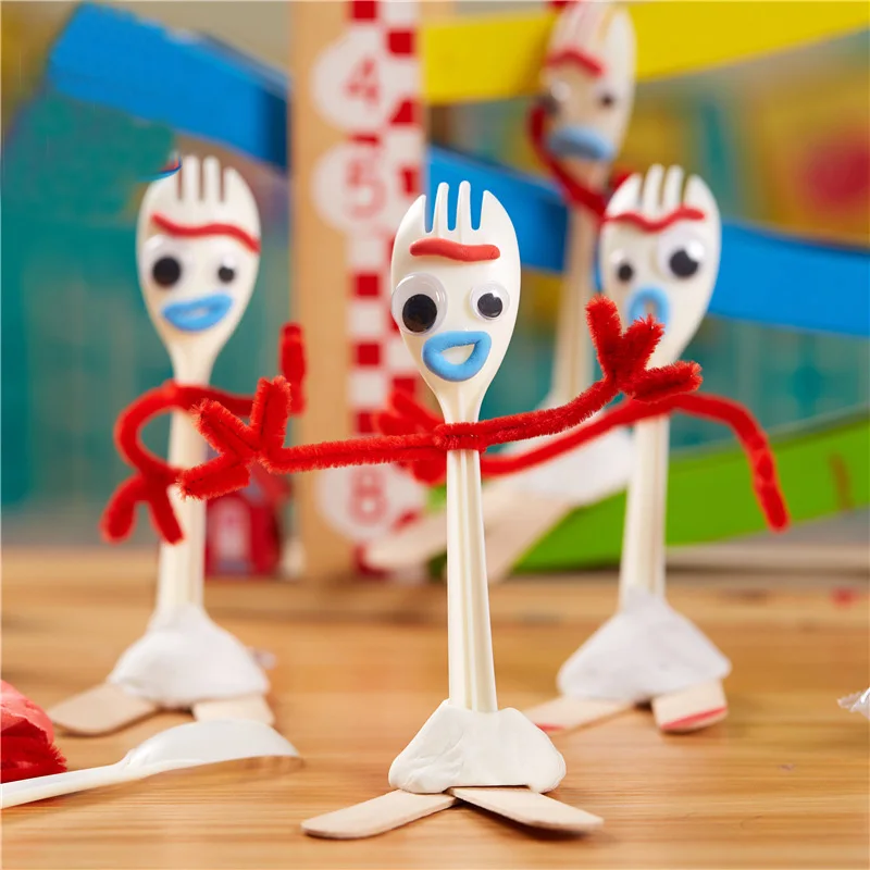 1-5 шт./компл. фильм Pixar Toy Story 4 Forky Kid ремесло ручной работы искусство DIY подарки Детские Развивающие игрушки Brinquedo аниме сумка аксессуары