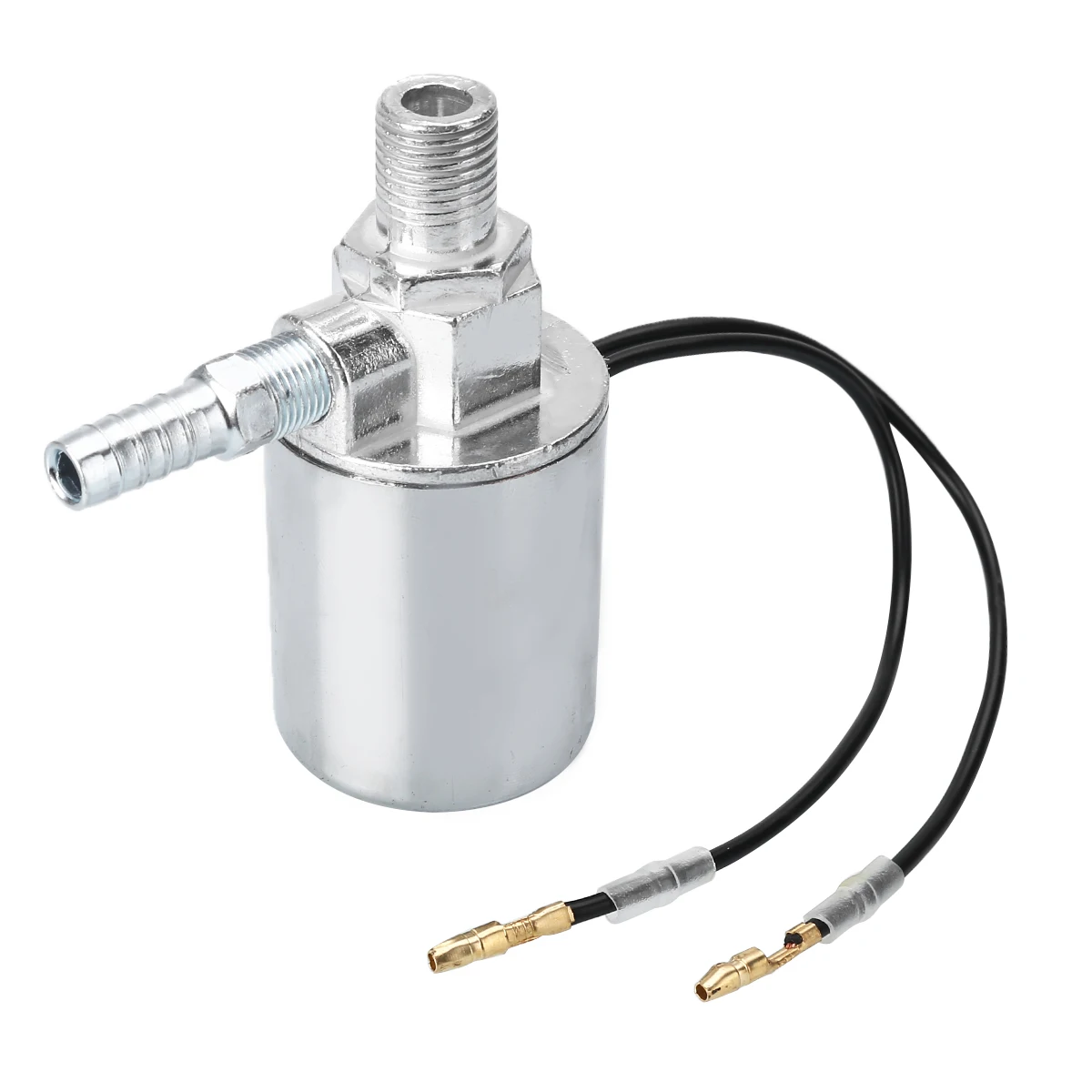 Mayitr 1pc 12V 24V Air Horn Electric Solenoid Valve Heavy Duty 1/4Inch Male 1/8 inch Female for Car Train Truck
