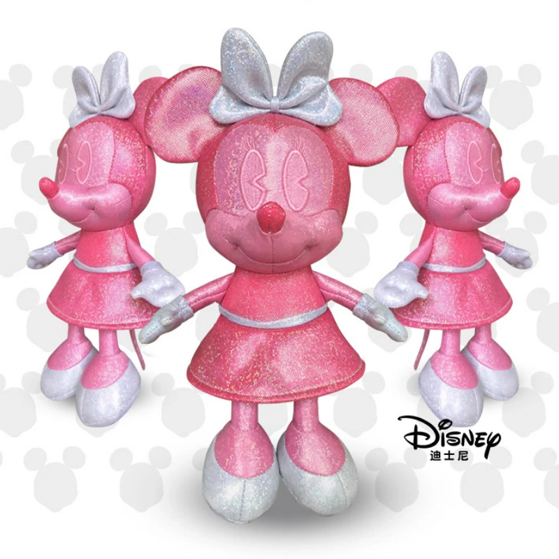 Оригинальные игрушки Disney минни куклы мышки Мягкие плюшевые Минни лазер Микки