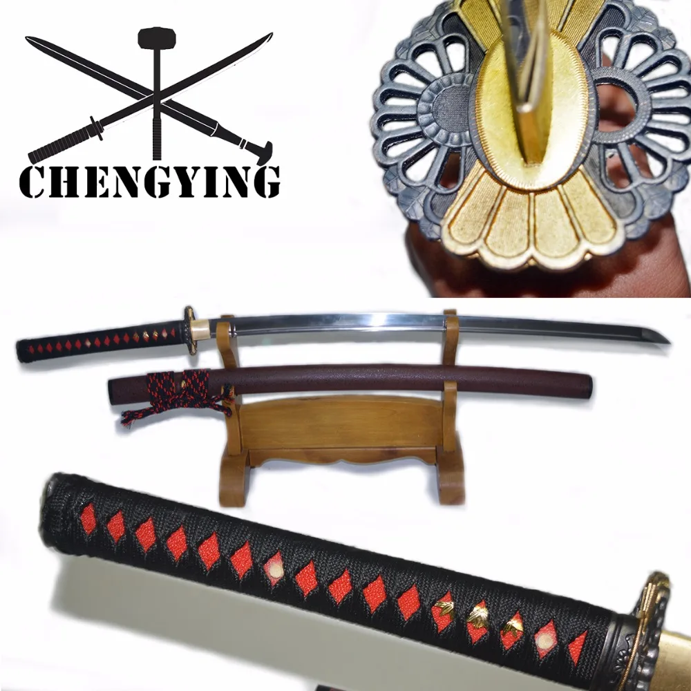 

9260 Spring Steel Hand Forged Quenched Japanese Katana Samurai combat readiness