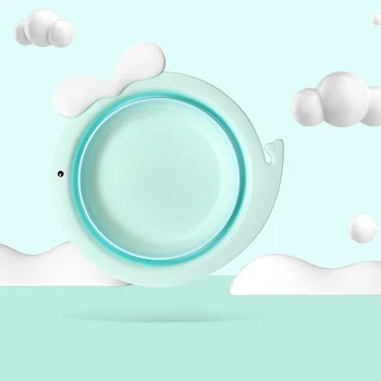 

Portable Baby Cute Washbasin Kids Bath Tub Newborn Infant Face Foot Butt Wash Basin Travel Infant Face Foot Bathtub