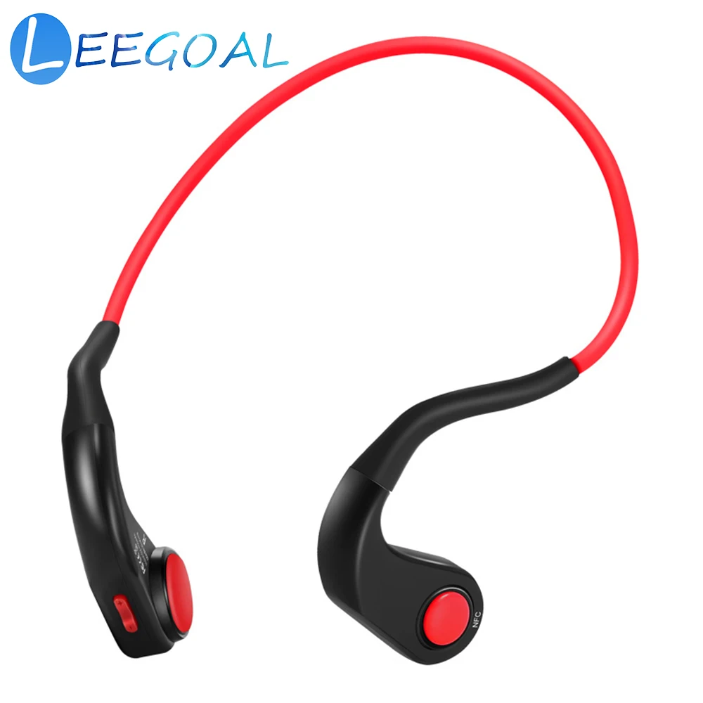 

Bone Conduction Headphones Bluetooth Wireless HiFi Stereo Sports IP55 Waterproof Headsets with Mic for Running Driving Cycling