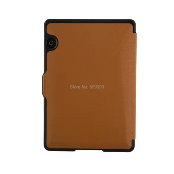 

Smart ultra thin leather cover case slim case For 2014 Kindle Voyage With Auto Wake Sleep Function Free shipping