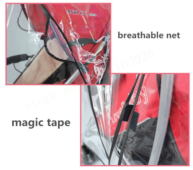 baby stroller accessories raincover waterproof  cover for pram rainshade umbrella dustproof Non-toxic Tasteless PU Baby Strollers best of sale