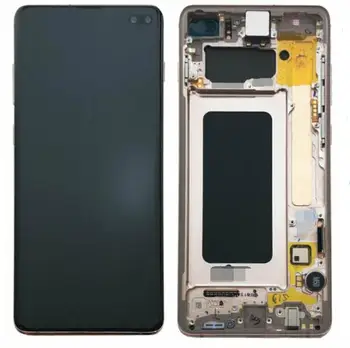 

For samsung s10+ LCD Display +Touch Screen +frame high quality Screen Digitizer Assembly Replacement For S10+