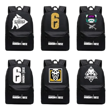 

High-Q Unisex Japan Tom Clancy's Rainbow Six Siege backpacks Casual Bag backpack Cartoon Rainbow Six Travel Student Backpack