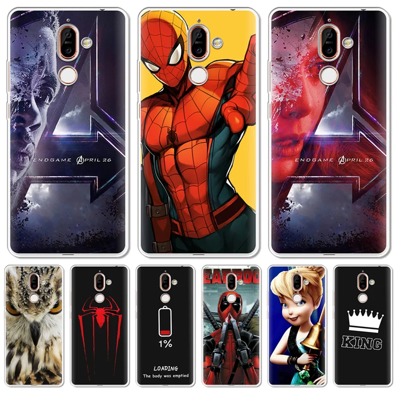 Чехол для Nokia 1 3 5 8 6 2 7 Plus 9 X6 2018 X7 X3 King cool etui |