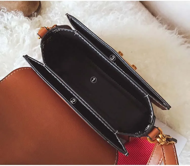 Women Vintage Leather Handbag Small Rivets Flap Shoulder Bag Colorful Wide Strap Crossbody Bag for Girls Green Brown Black Purse  (21)