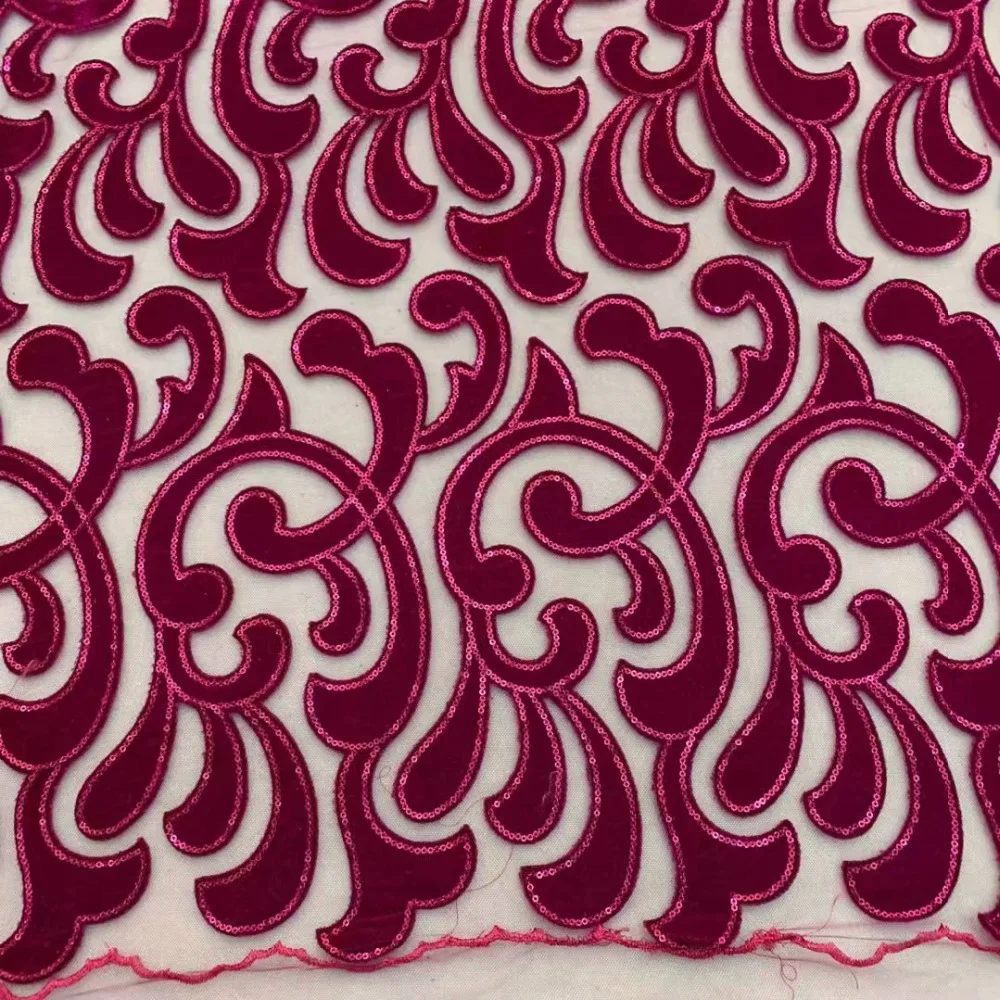 newcoming velvet fabric fashion genuine velvet fabrics embroidered