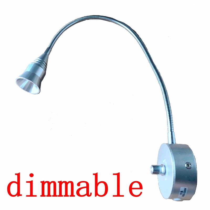 3W 12V 24V 110V 220V DIMMABLE LED BEDSIDE LAMPin LED Indoor Wall Lamps