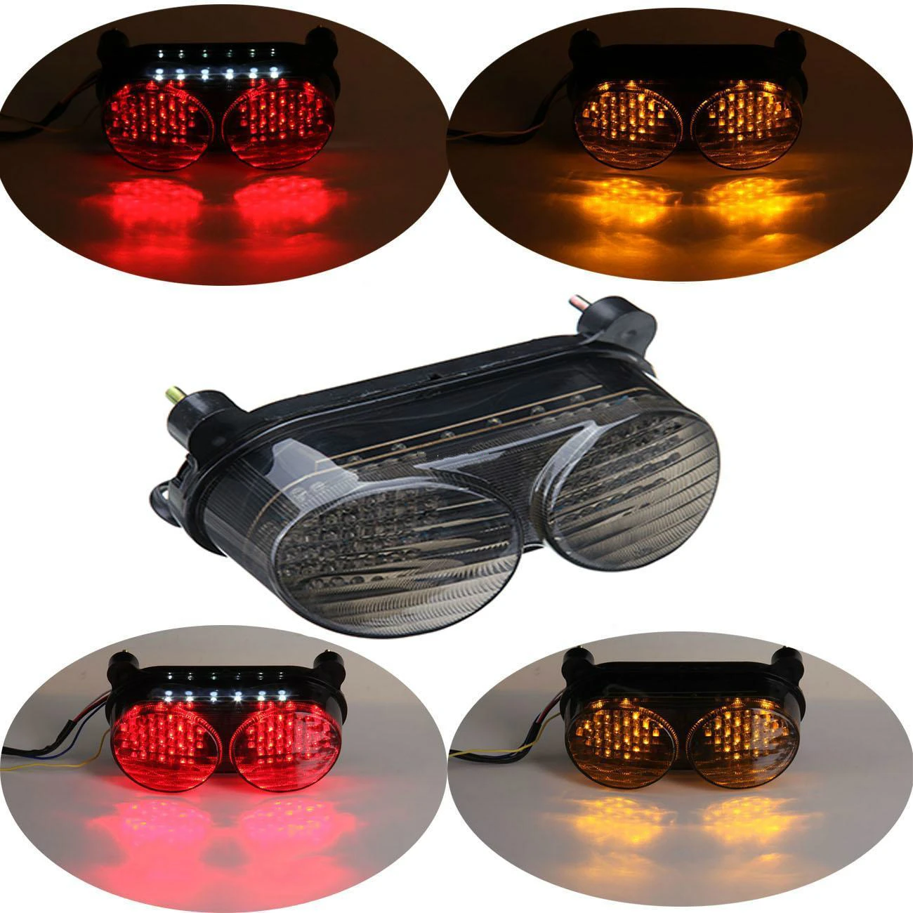 Motorcycle Accessories Tail Light LED Rear Turn Signals For Kawasaki