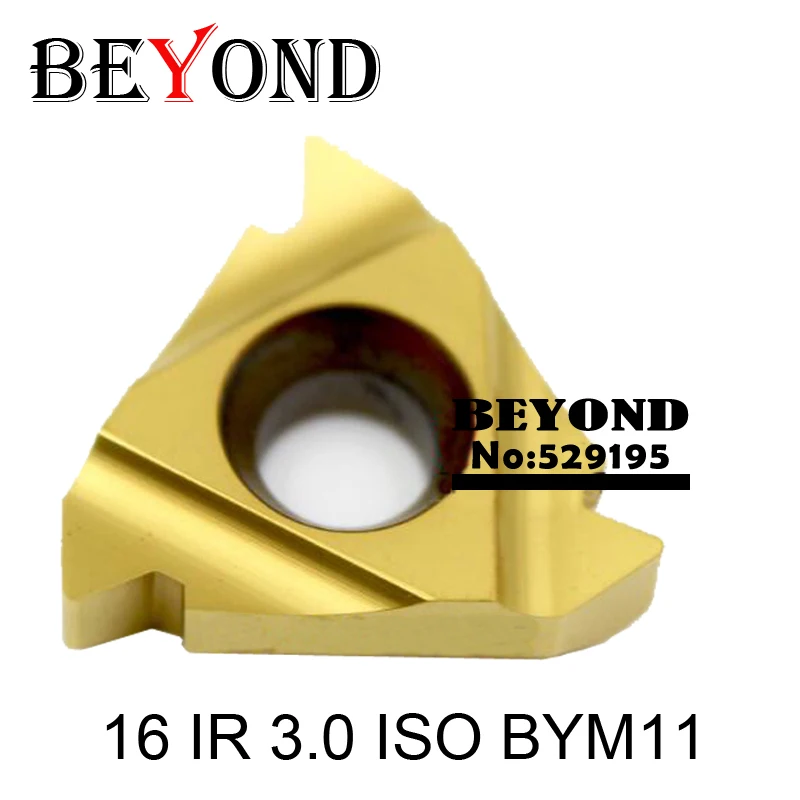 16 IR 3.0 ISO BYM11,Indexable Tungsten Carbide Threading Lathe Inserts