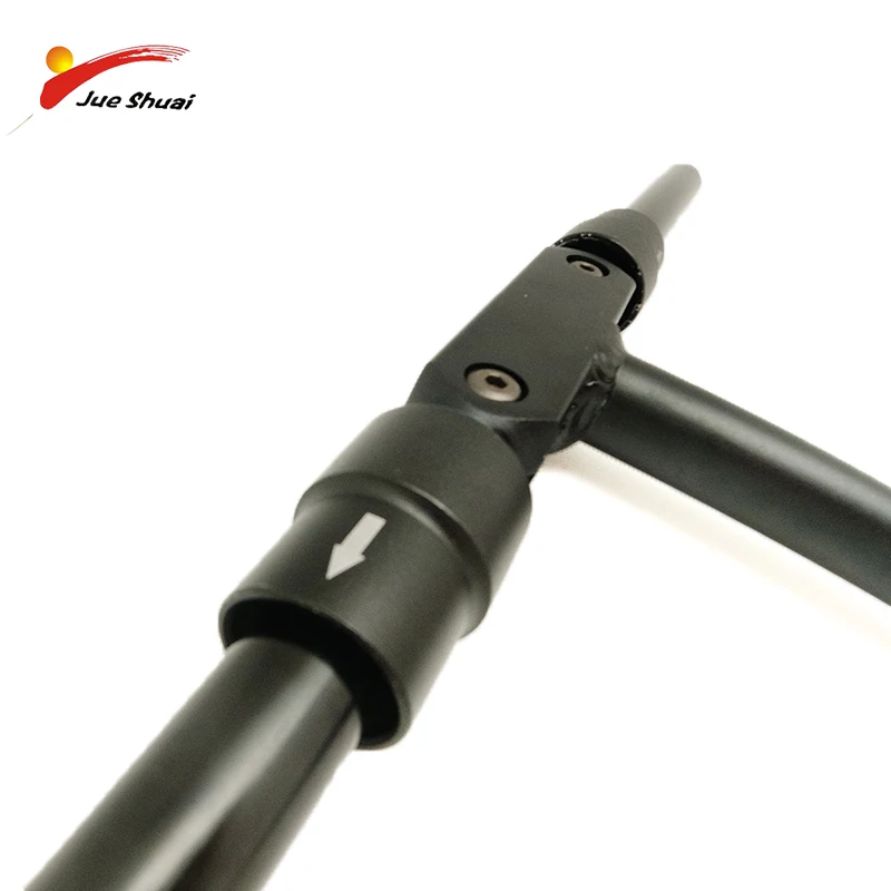 JS Aluminum Alloy Bike handlebars T type Carbon Handle Bar For Electric Scooter accessories with M625mmM425mm Lock Scooter  (3)