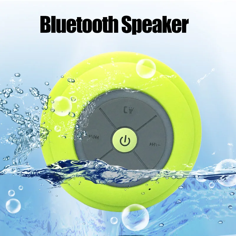 Speaker caixa de som altavoz Waterproof Wireless Bluetooth speaker Bathroom Mini Fashion Musical Instruments With Suction cup |
