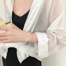 Также старый Yi Xin изысканный циркониевый браслет с красным сердцем женский студенческий простой INS индивидуальность ювелирные изделия Женская Девушка драгоценность