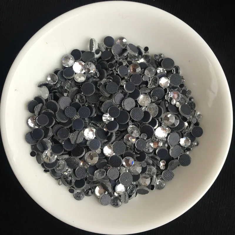 

SS6-SS20 Clear Crystal DMC HotFix FlatBack Rhinestones hot fix Iron On Rhinestones for DIY Gems 1440pcs/lot