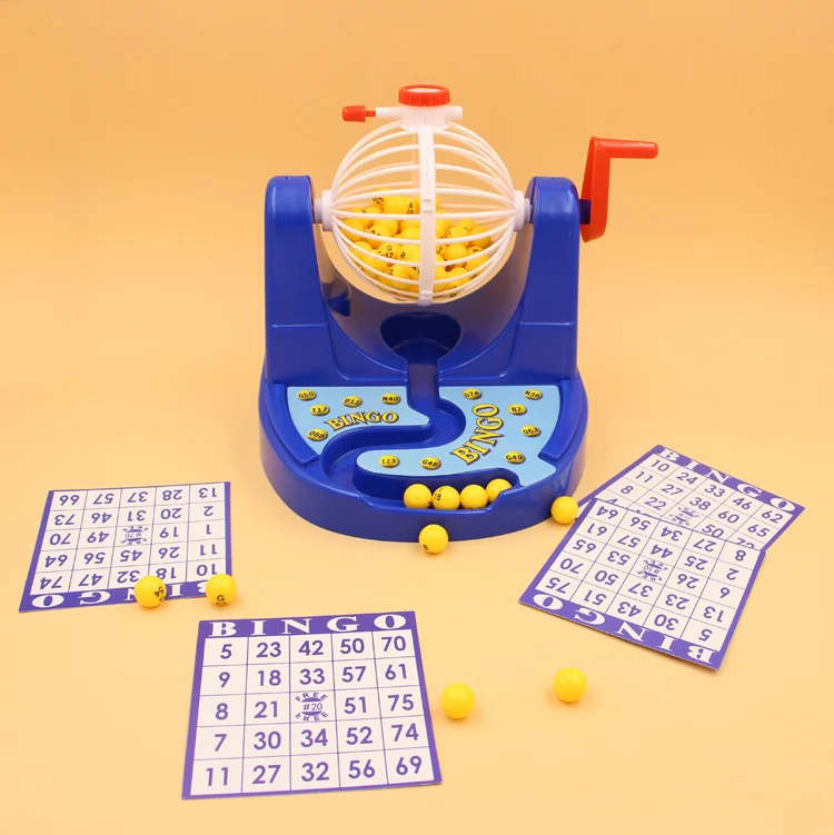 子供の教育玩具ミニビンゴゲーム機アーニー抽選機楽しいパズルデスクトップのおもちゃファミリーボードゲーム子供存在 Lottery Machine Bingo Machinegames Bingo Aliexpress