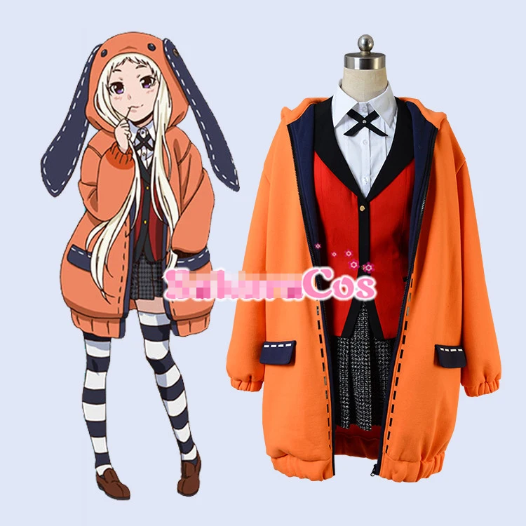 Униформа Kakegurui Yomozuki Runa костюм для косплея бесплатная доставка|cosplay costume|uniform