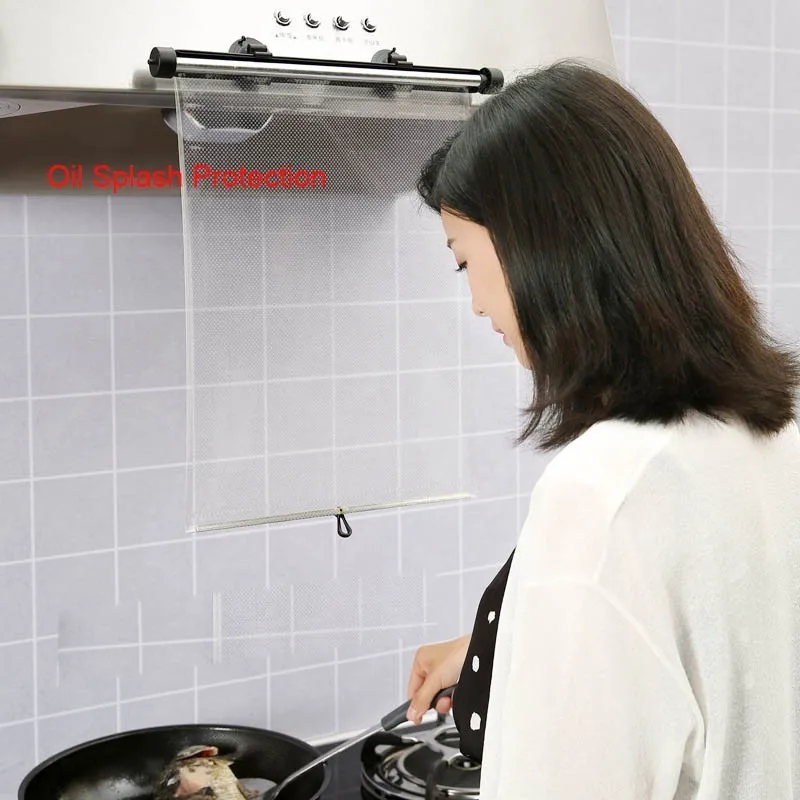 

Kitchen Frying Pan Oil Splash Protection Screen Cover Gas Stove Anti Splatter Shield Guard Oil Divider Splash Proof Baffle Tools