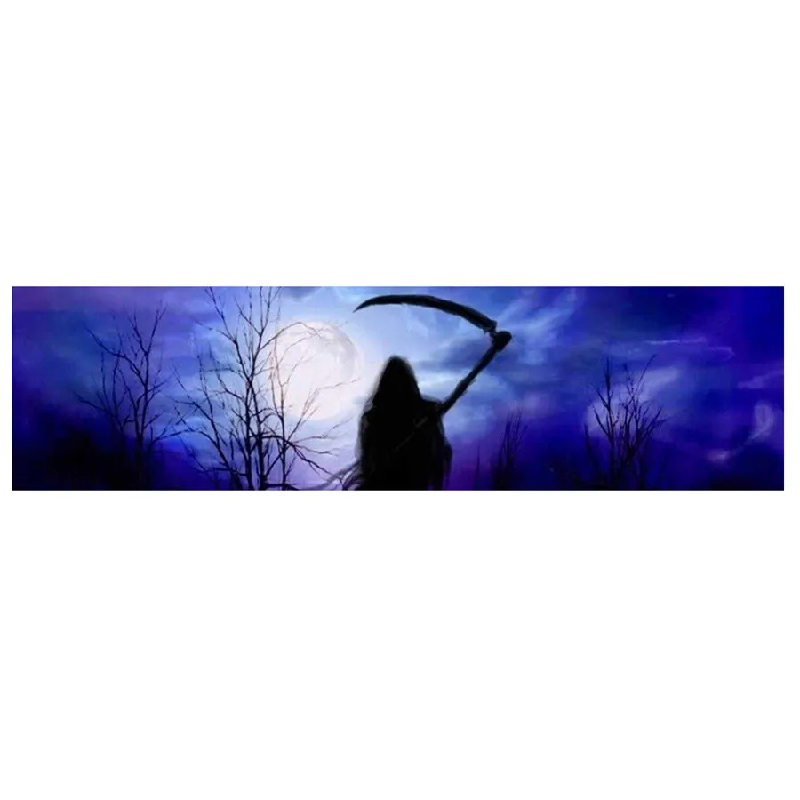 

1pc 135x36cm Rear Window Sticker Decal Grim Reaper horror Forest Rear Window Graphic