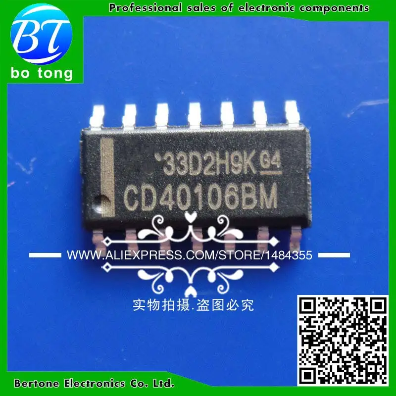 

100PCS CD40106BM CD40106B CD40106 SOP-16