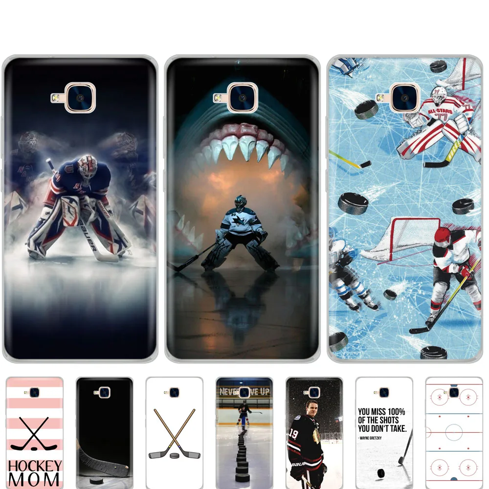 

case for Huawei Honor 5C Case Silicone russian Version Back Cover for Honor 5C Without Fingerprint Hole ice Hockey Rink sport