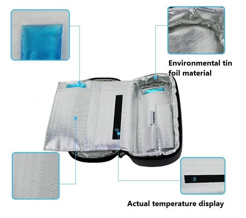 Portable Insulin Cooler Bag Diabetic Insulin Travel Colder Case Cooling