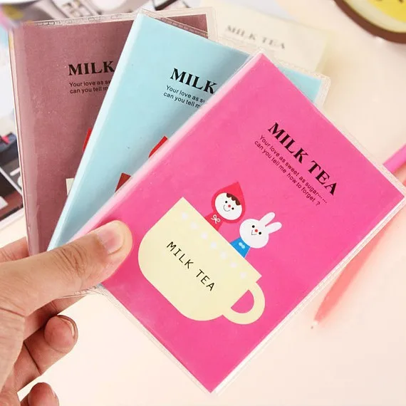 

Milk tea time notebook, rubber jacket, portable notebook, accompanied by a lovely warm notebook