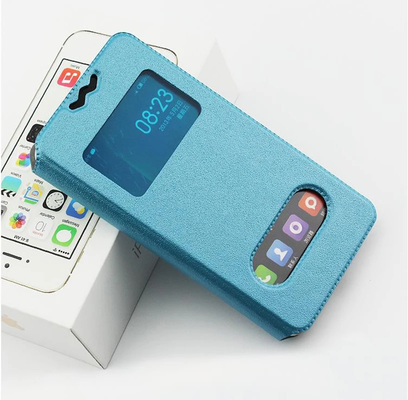 

NEW 360 Sports View Window PU leather Protective cases case cover For Philips S318 S326 X586 S337 S396 smartphone shell
