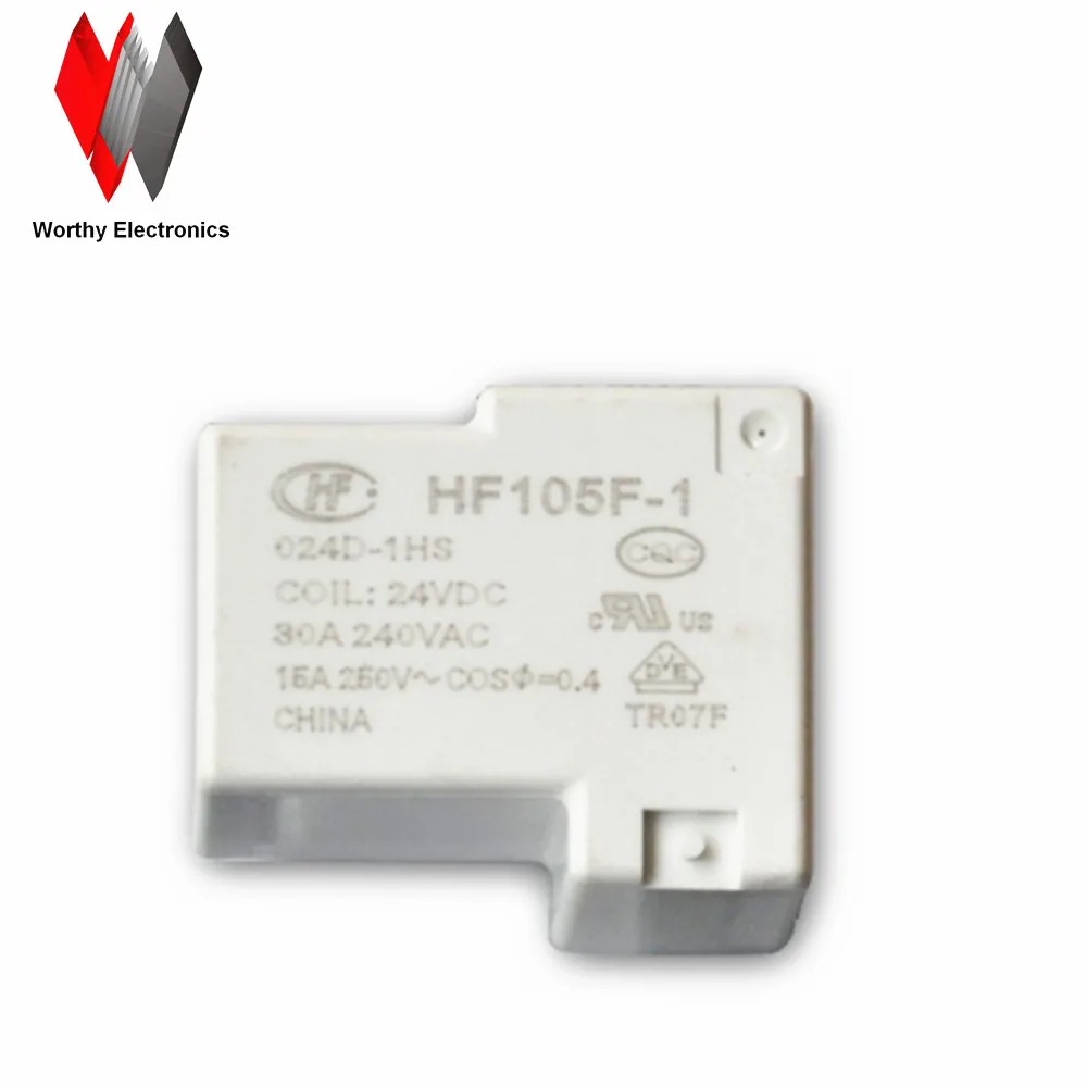 Оптовая продажа 10 шт./лот реле HF105F-1-024D-1HS
