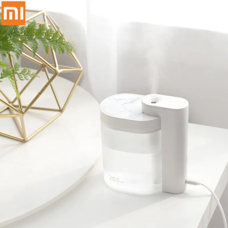  Xiaomi Sothing Desktop humidifier Ultrasound mute USB Diffuser 260ML Transparent Tank Two humidific