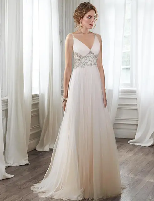 Formal Y Tulle Maternity Beach Trumpet Wedding Dresses Long Gowns Formal Y Tulle Maternity Beach Trumpet Wedding Dresses Long Gowns Casual Empire Waist Beaded Backless Bridal