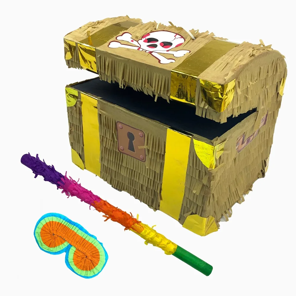 

Pinata fortune box pinata for Birthday Party, Treasure chest pinata New Year ,Christmas,,Celebrations,Halloween