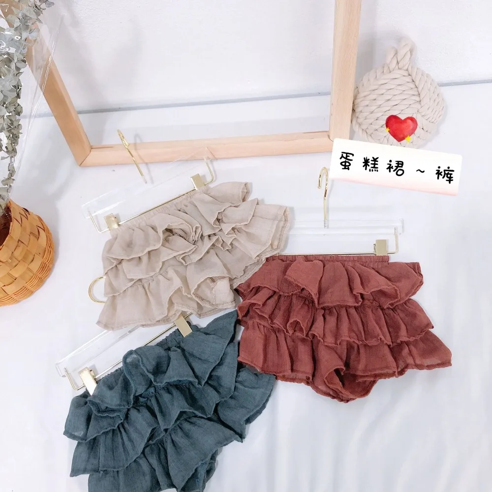 Летние Шорты для девочек; детские летние свободные короткие штаны с цветочным рисунком для девочек; шорты в Корейском стиле для детей