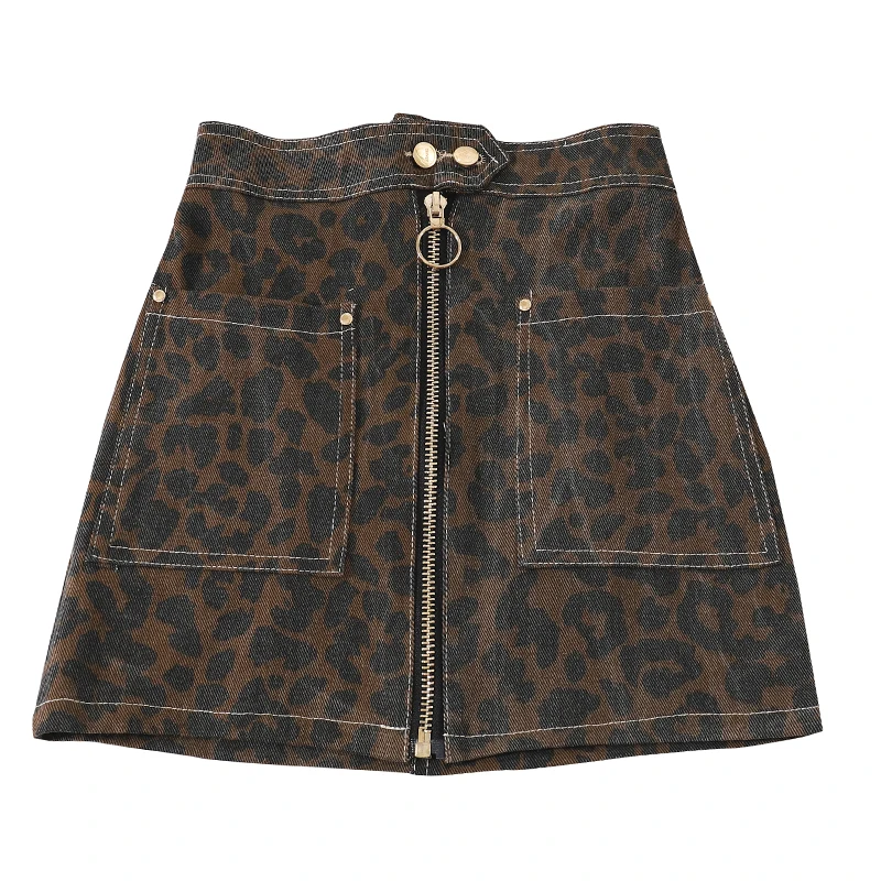 Сексуальная юбка Леопардовый женские летние bodycon Высокая талия юбка-карандаш уличная 2018 модные повседневные Мини Saia юбка женщины