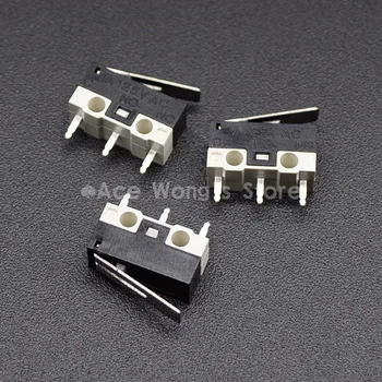

10Pcs Limit Switch Push Button Switch 1A 125V AC Mouse Switch 3Pins Micro Switch