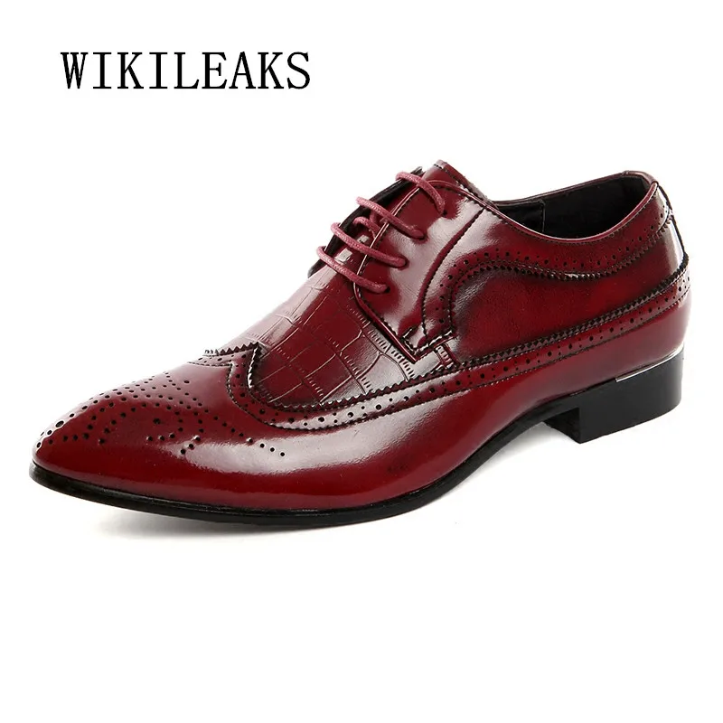 

2019 men shoes bullock carved wedding formal oxford shoes for men dress shoes zapatos hombre casual shoes men sapato masculino