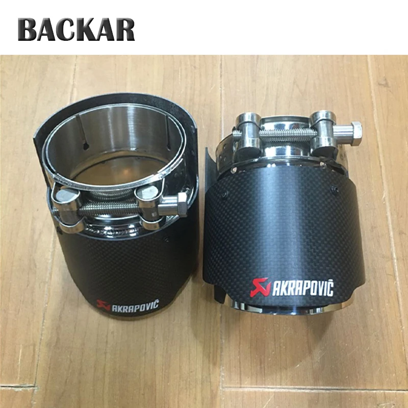 

Backar Akrapovic Car Styling Exhaust Pipe Tail Throat Mufffler For VW Golf GTI Mazda CX5 Audi Q5 Jeep Grand Cherokee Accessories