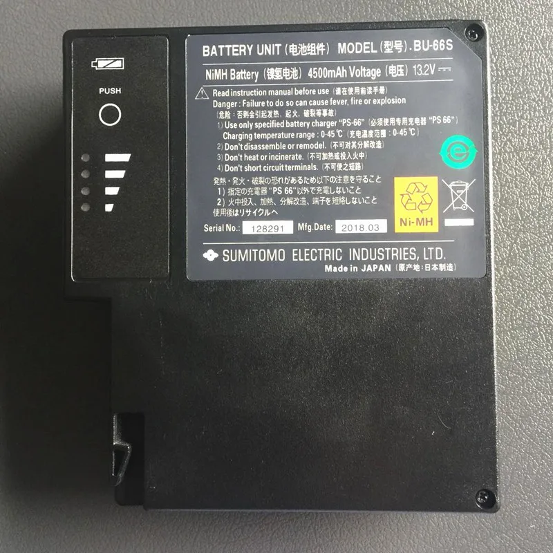 

DHL Shipping ORIGINAL Sumitomo BU-66S battery for T39 T-39 Type 39 T-66 optical fiber fusion splicer