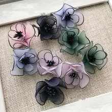 30pieces lace flower Artificial flower three size colorful Garland Flowers For Wedding Bridal Bouquet Decoration for cap hair 30pieces lace flower Artificial flower three size colorful Garland Flowers For Wedding Bridal Bouquet Decoration for cap hair
