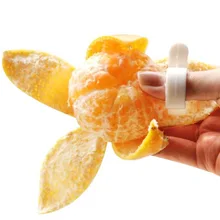 Горячие Продажи Кухонные гаджеты апельсиновый Овощечистка для очистки пальцев открытая Апельсиновая кожура устройство для приготовления пищи кухонная утварь