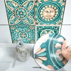 3D Itely Majolica плитки стикеры обои самоклеющиеся мебель для ванной комнаты водостойкая кухня легко чистить s домашний декор
