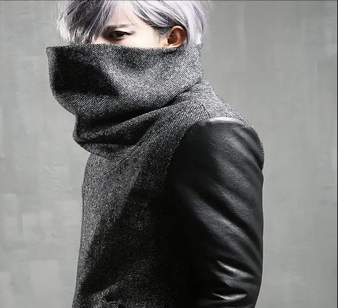 M- 2Xl хит, зимняя мужская одежда, новая мода, утолщенное длинное пальто с отворотами от пыли